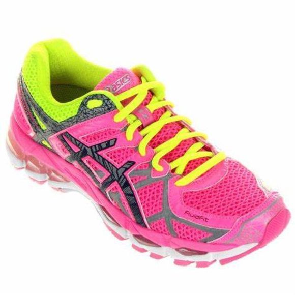 RARE ! NEW Asics GEL Kayano 21 Running Shoes Womens 8 US MEDIUM 39 EUR Pink - Picture 1 of 9